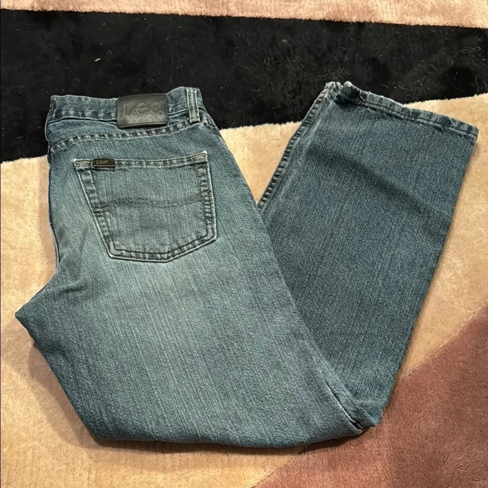 Lee Blue Jeans with Classic Cotton Denim